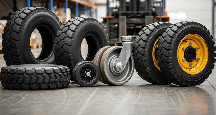Forklift Tires & Wheels Section